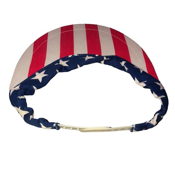 Vintage 1980s-90s Sun Hat, Snap Back Adjustible, 4Th of July, Blast from Past! - Picture 2 of 3